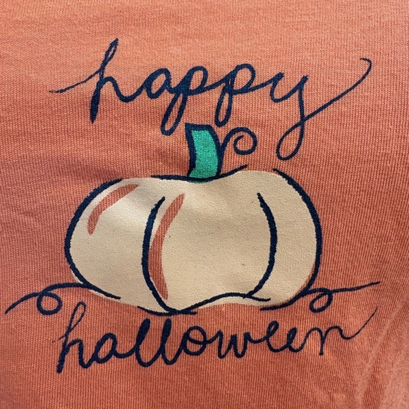 NWT Women’s Orange Happy Halloween Pumpkin Shirt | Size XXL - Picture 2 of 6